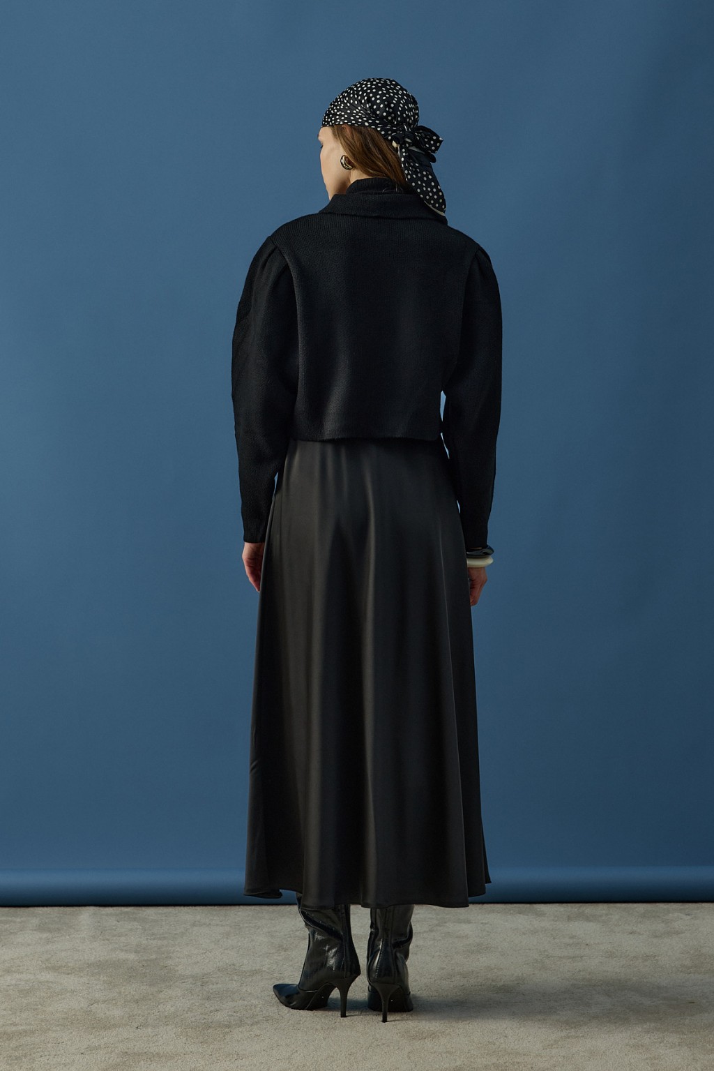 Balon Kol Hırka Siyah