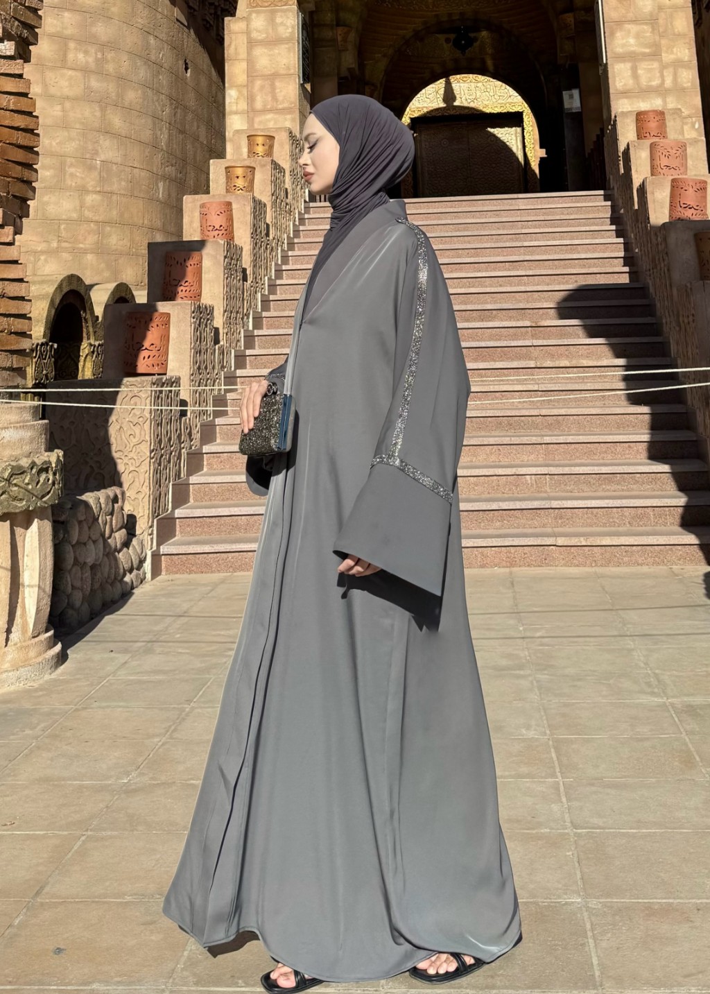 Bera Abaya Gri 