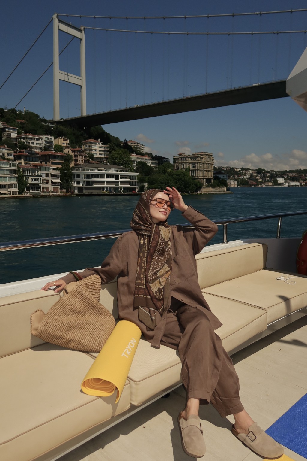 Comfort Keten Takım Kahverengi 
