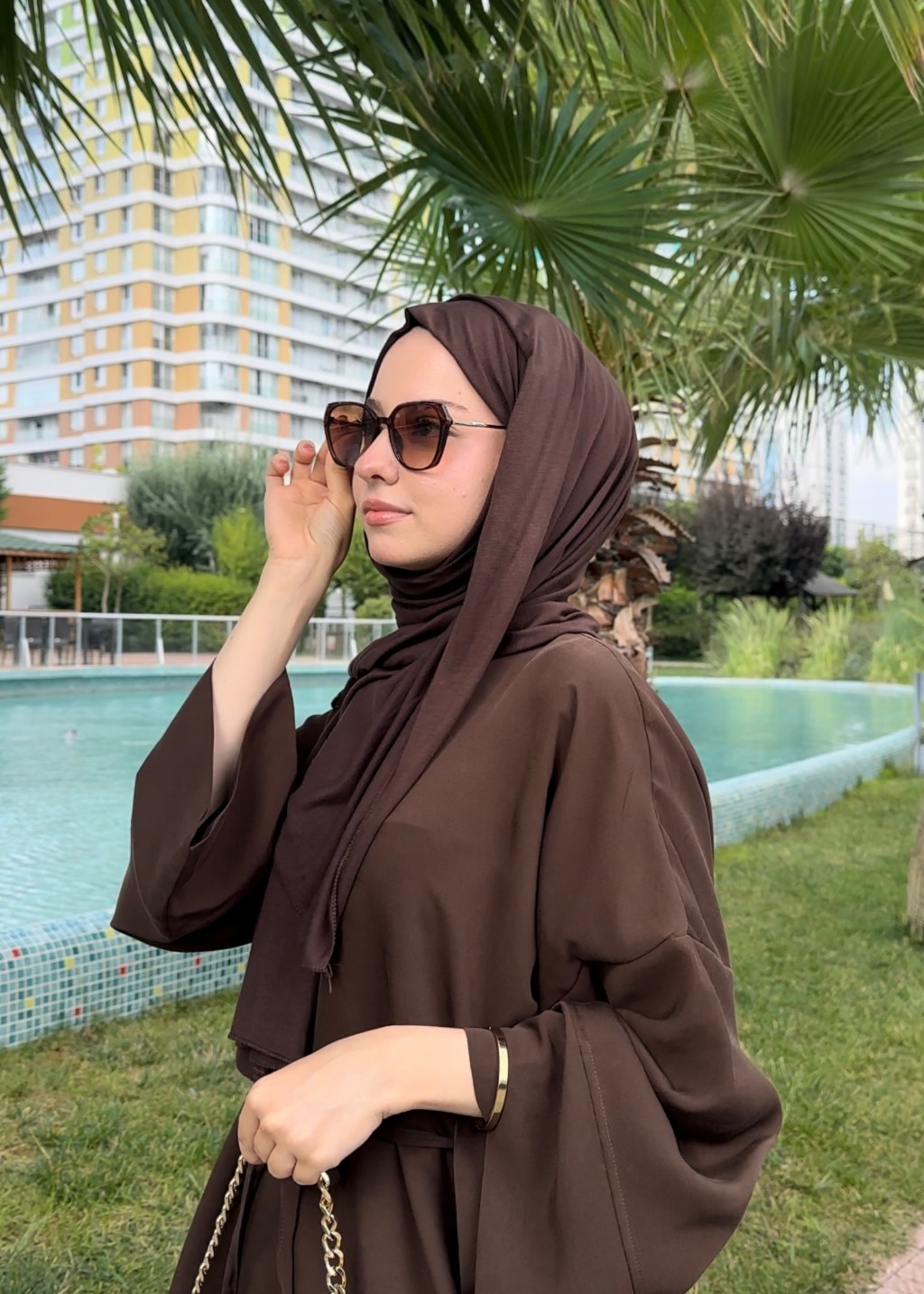 Penye Şal Kahverengi