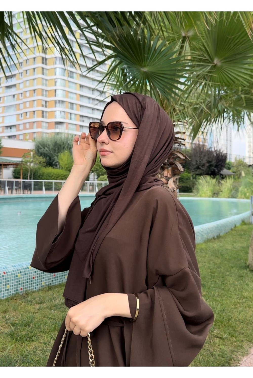 Penye Şal Kahverengi