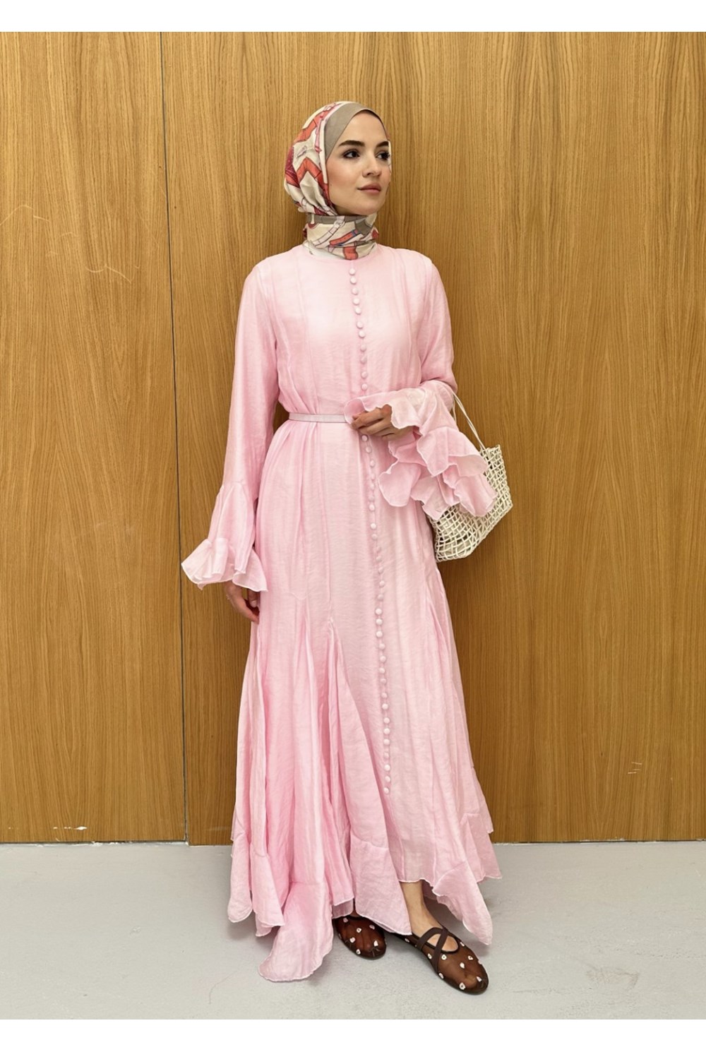 Romance Elbise Pembe