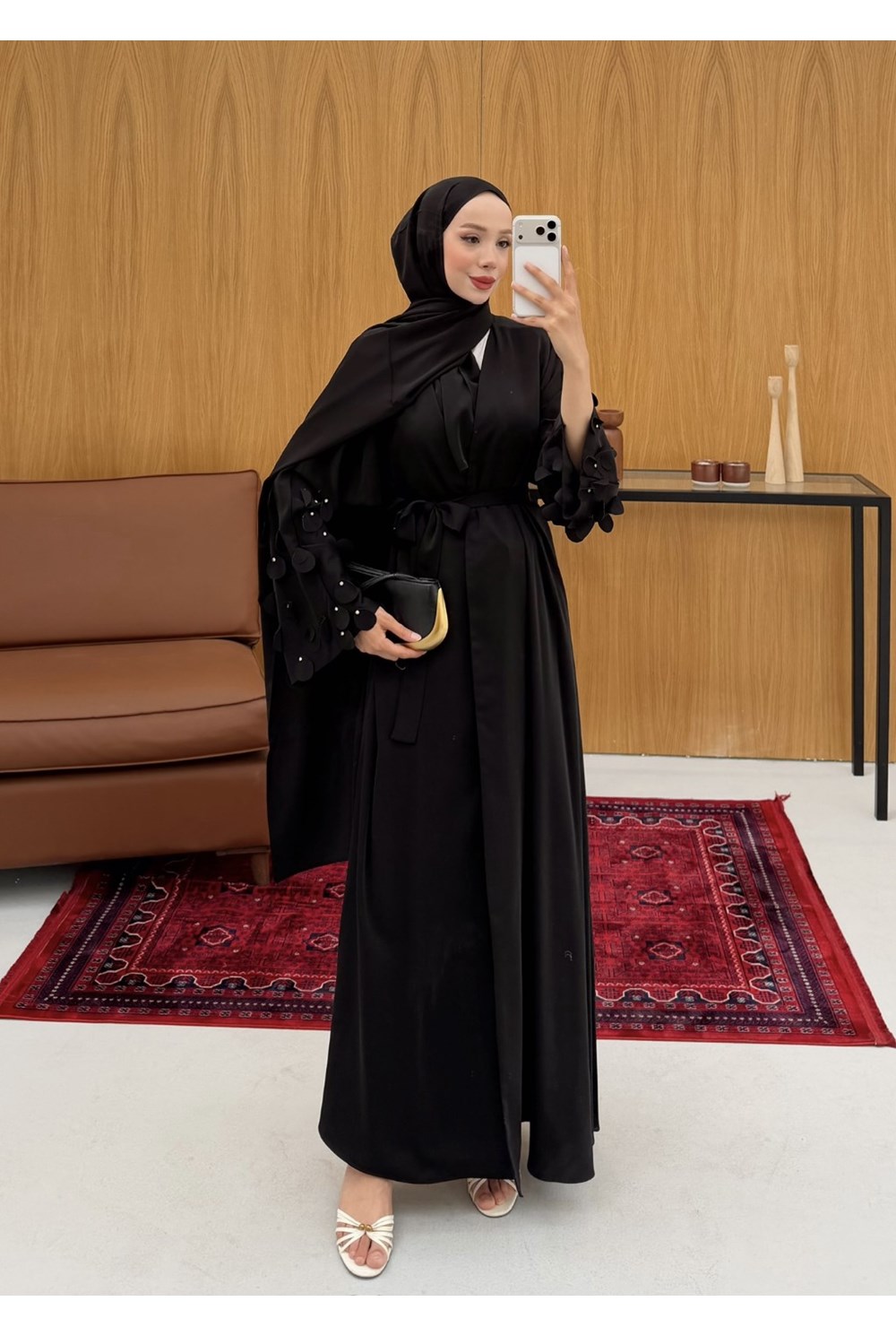 Rose Abaya Siyah
