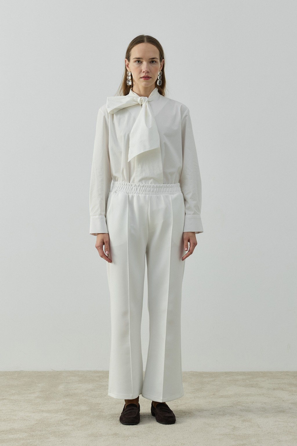 Scuba Pantolon Beyaz