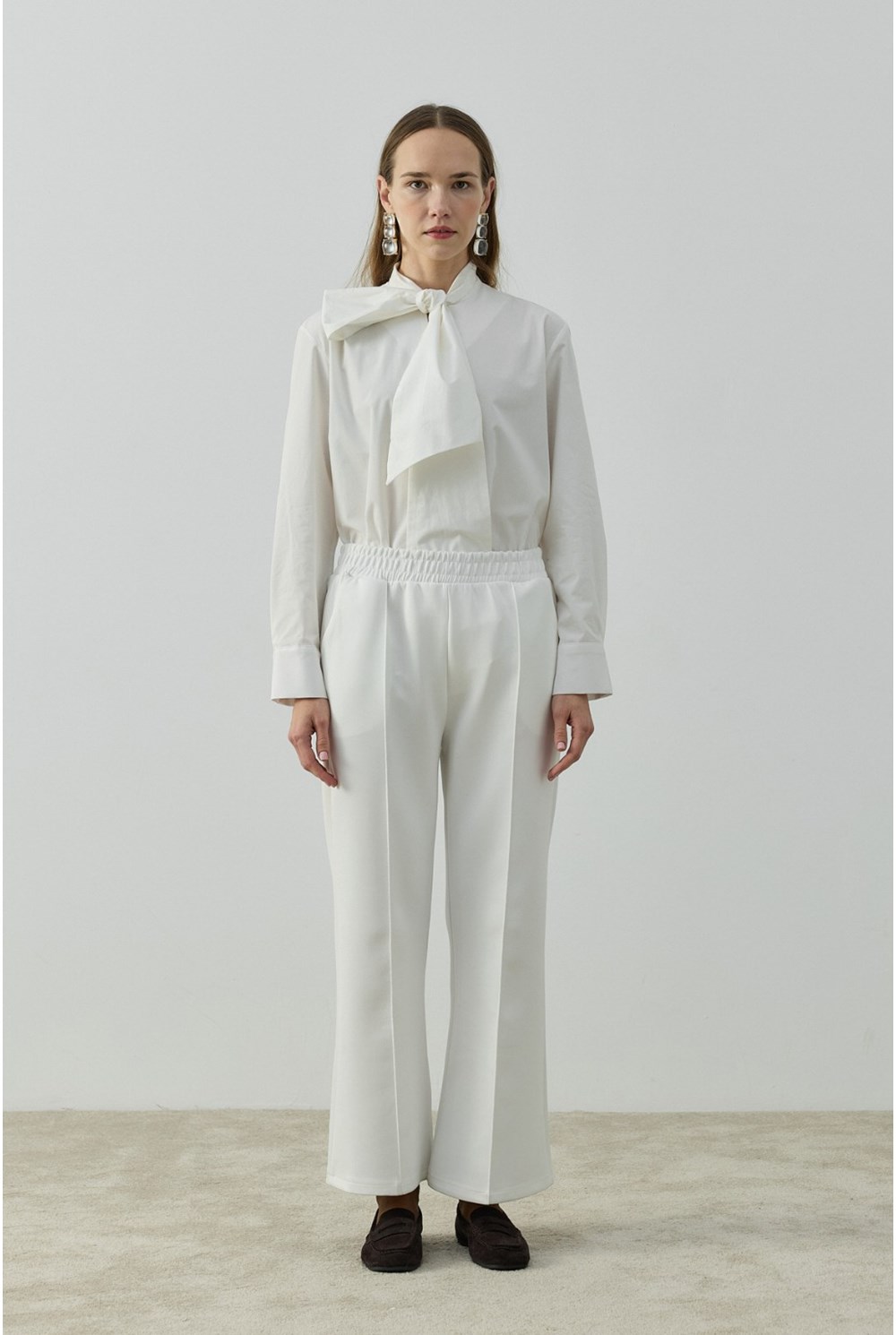 Scuba Pantolon Beyaz