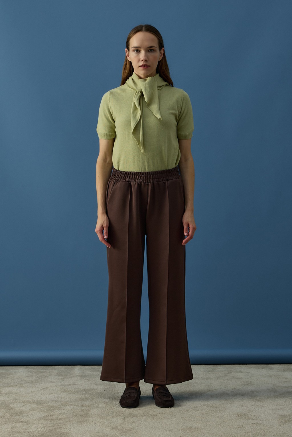 Scuba Pantolon Kahverengi