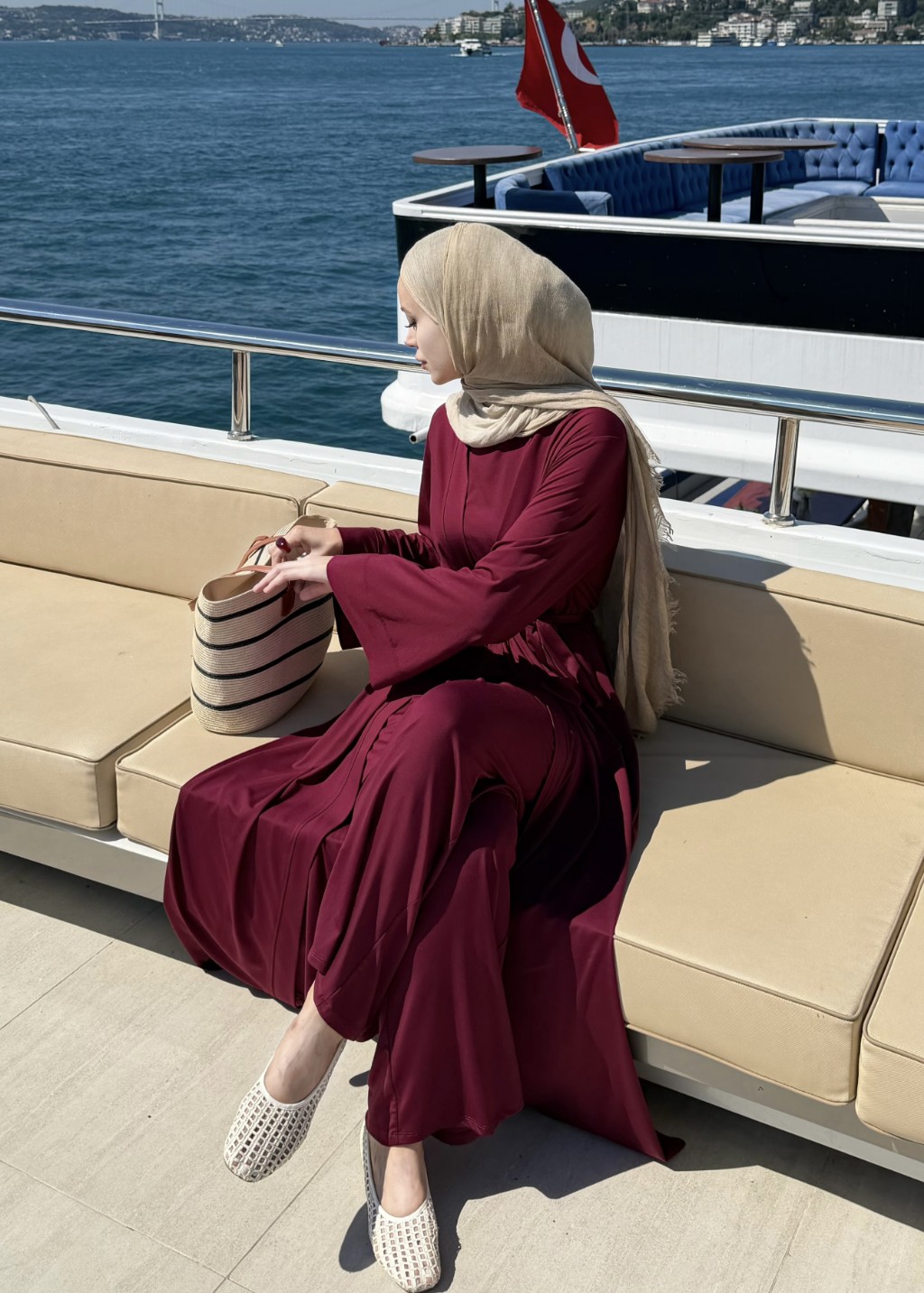 Soft Rahat 3'lü Takım Bordo