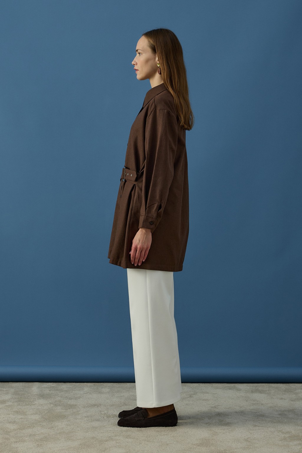 Tokalı Gömlek Kahverengi