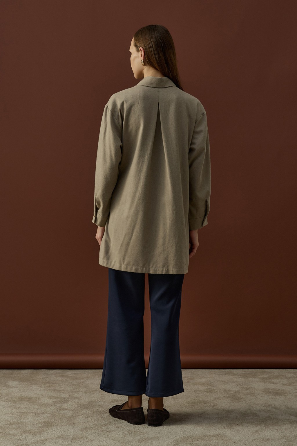 Tokalı Gömlek Vizon 