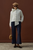 Düğme Detaylı Soft Hırka Beyaz