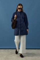 Gizli Cepli Hakim Yaka Gömlek Lacivert