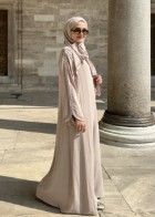 Shine Abaya Krem